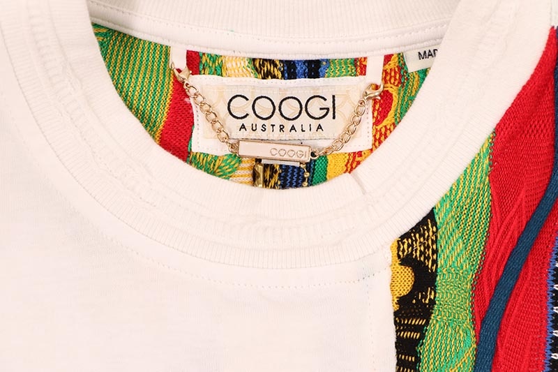 COOGI SWEATER PIECED T-SHIRTS (CG-KT-102:WHITE) | Brand,A-F,COOGI
