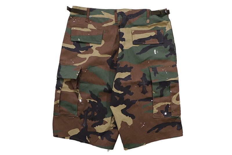 ADVANCE CROSS PATCH CUSTOM ROTHCO BDU SHORTS (WOODLAND CAMO) ARS