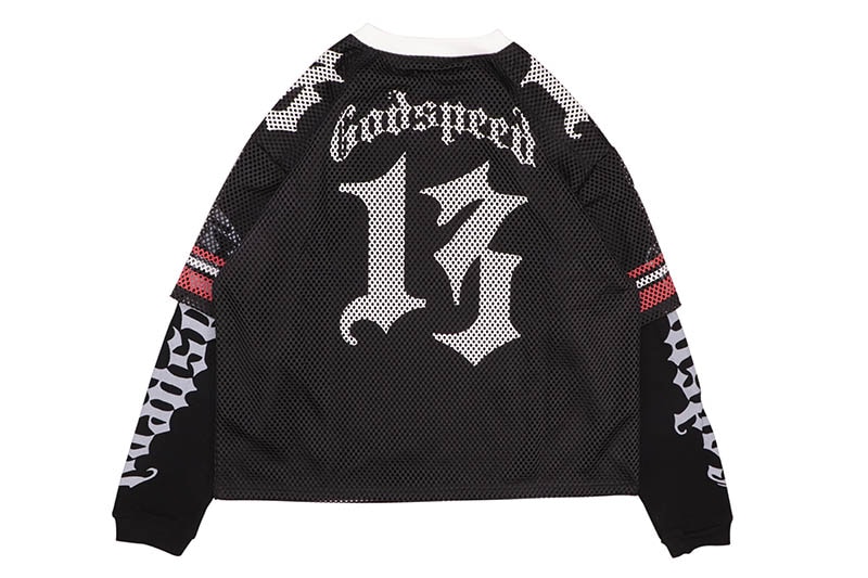 GODSPEED TD LAYERED JERSEY (BLACK/RED)