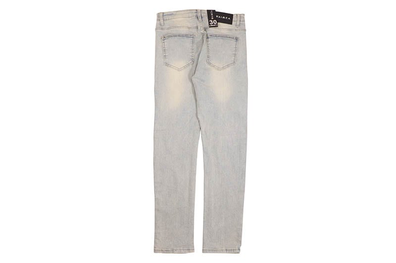 WAIMEA SKINNY JEANS WITH RIPS & REPAIR (M8500DA:BLUE WASH)