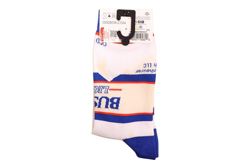 ODD SOX BUSCH LIGHT RETRO CREW SOCKS (40261MCNCF:CREAM)