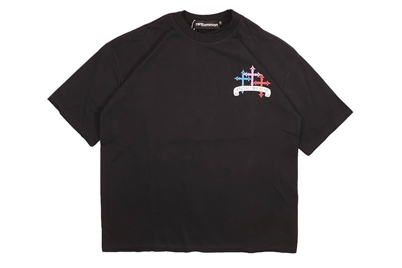 RARE COMMON BEAR CROSSES T-SHIRT (VMTS-2564:BLACK)