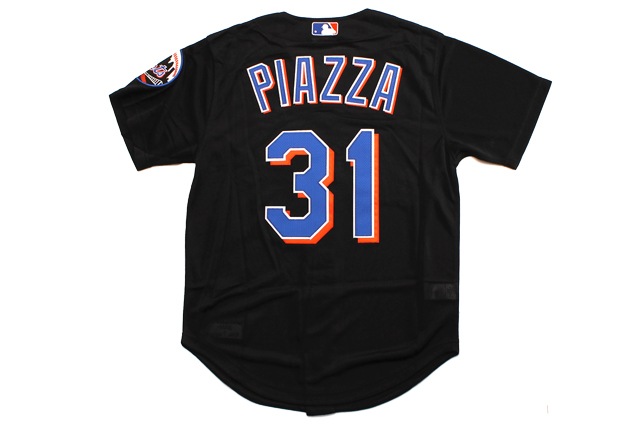 MITCHELL & NESS AUTHENTIC BP BF JERSEY (NEW YORK METS/2000:MIKE PIAZZA/BLACK #31) ABBF3092 ABBFLG18016