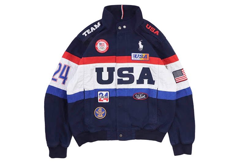 POLO RALPH LAUREN TEAM USA FLAGBEARER JACKET (710928038001:REFINED NAVY MULTI)
