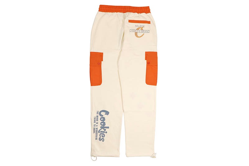 COOKIES WORKWEAR FRENCH TERRY SWEATPANT (OFF WHITE) CM243BKP07