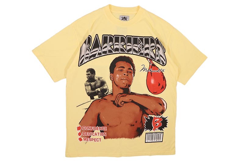 BARRIERS ALI YELLOW T-SHIRTS
