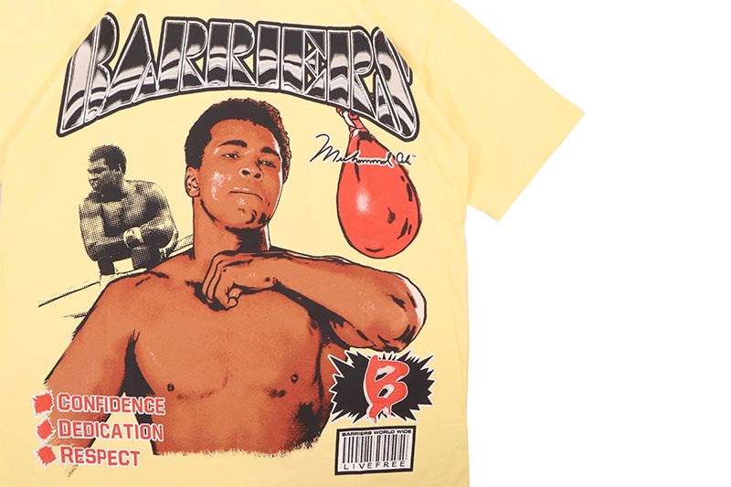 BARRIERS ALI YELLOW T-SHIRTS