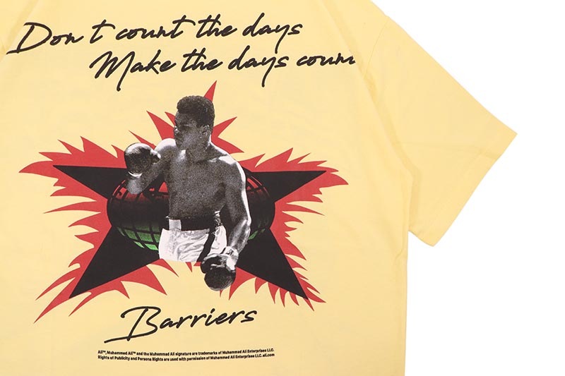 BARRIERS ALI YELLOW T-SHIRTS