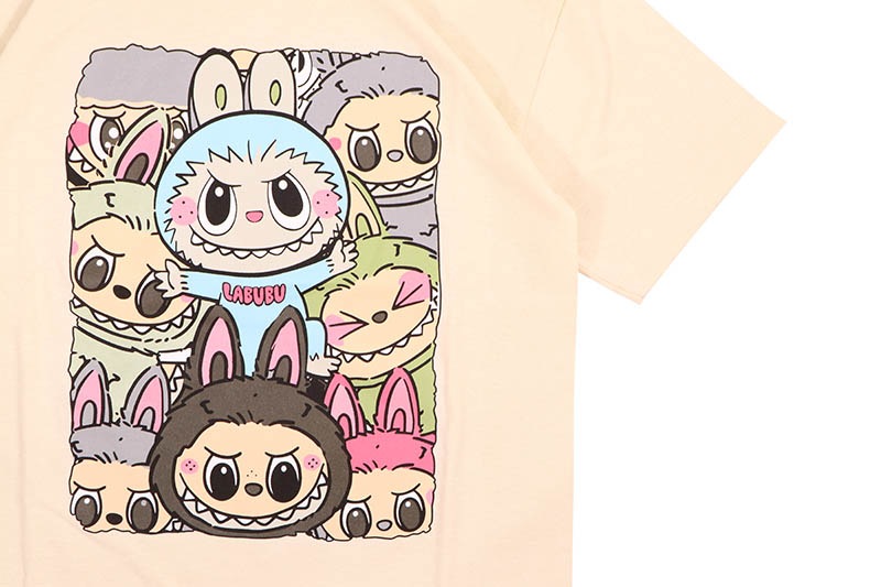 HOUSE OF TEES LABUBU GRAPHIC T-SHIRT #2 (SAND)