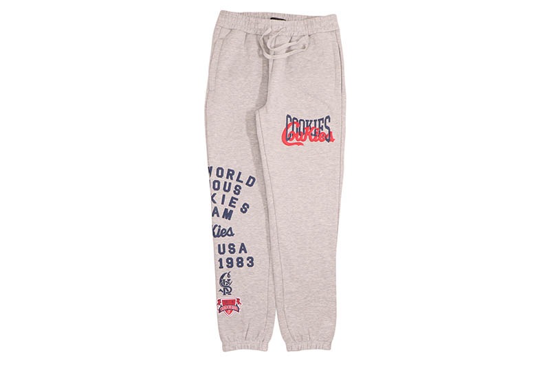 COOKIES TITLE FIGHT THE WORLD FAMOUS SWEATPANTS (ASH HEATHER) CM253BKP07