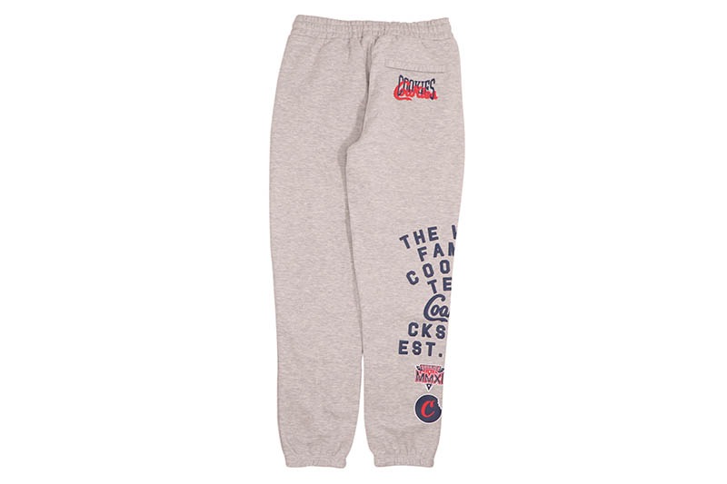 COOKIES TITLE FIGHT THE WORLD FAMOUS SWEATPANTS (ASH HEATHER) CM253BKP07