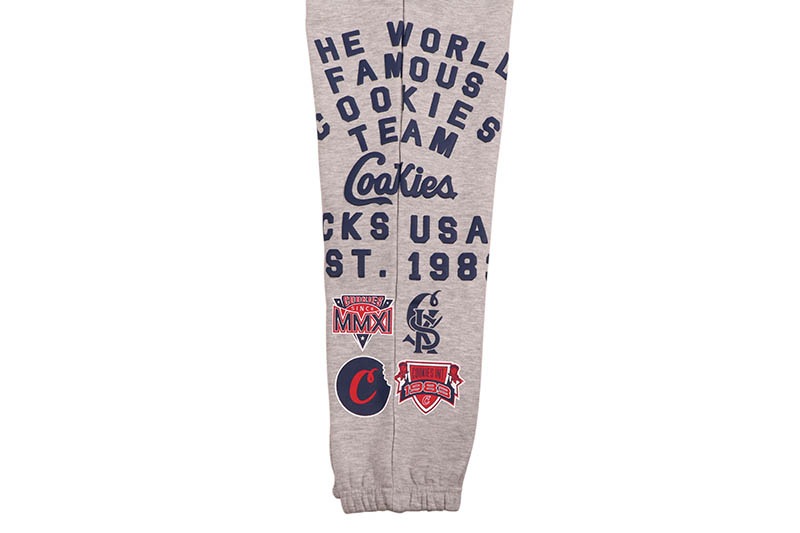COOKIES TITLE FIGHT THE WORLD FAMOUS SWEATPANTS (ASH HEATHER) CM253BKP07