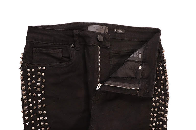 WAIMEA STACKED FIT JEAN (M8511D:JET BLACK)