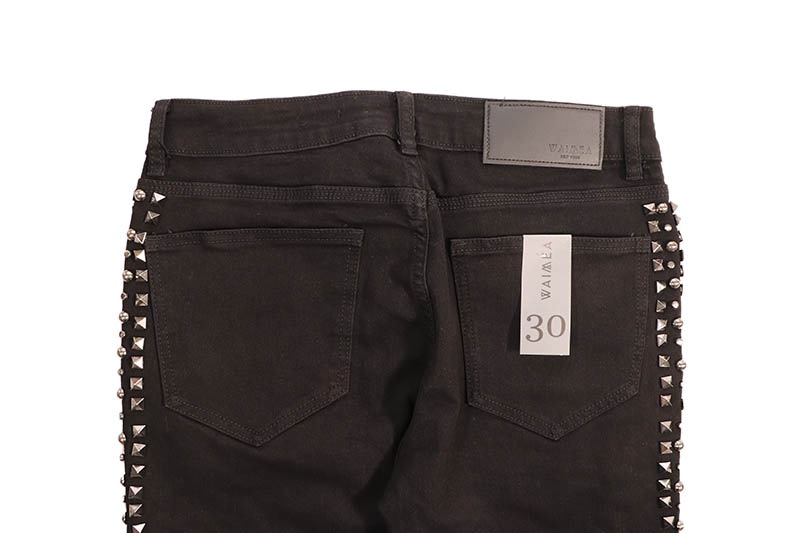 WAIMEA STACKED FIT JEAN (M8511D:JET BLACK)