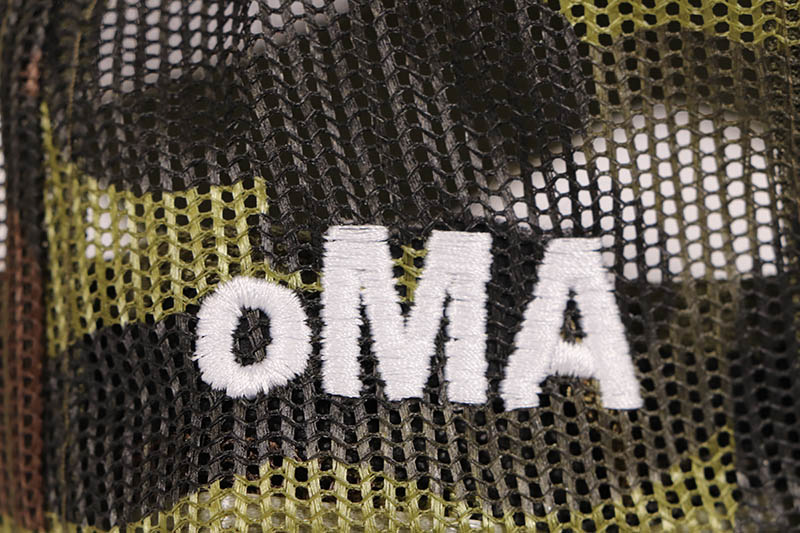 oMA STUDIOS NY TRUCKER HAT (CAMO/WHT)