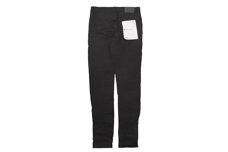 PURPLE BRAND LOW RISE SKINNY JEAN (P001-BLKR222:BLACK RAW) | Brand