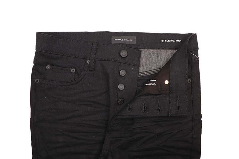 PURPLE BRAND LOW RISE SKINNY JEAN (P001-BLKR222:BLACK RAW) | Brand