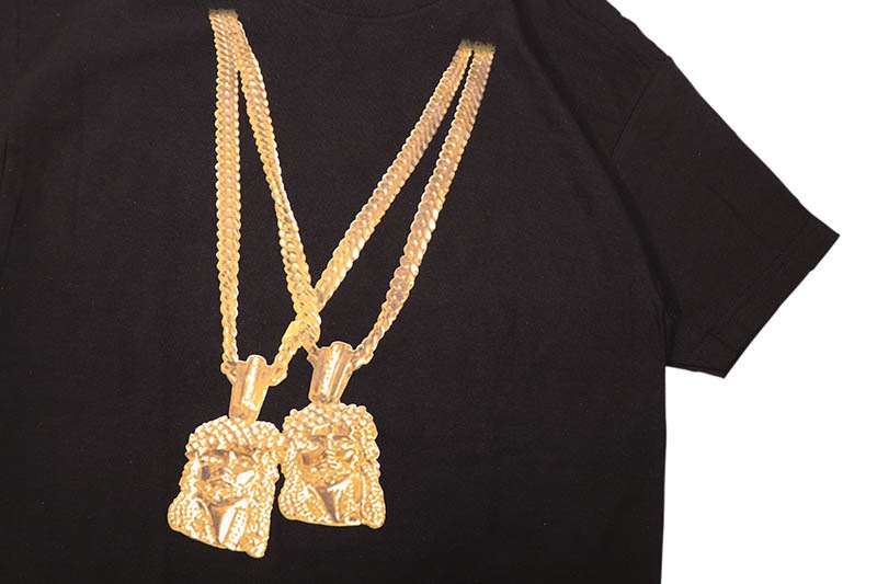 CLASSIC MATERIAL NY CUBANS WITH THE JESUS T-SHIRTS (BLACK)