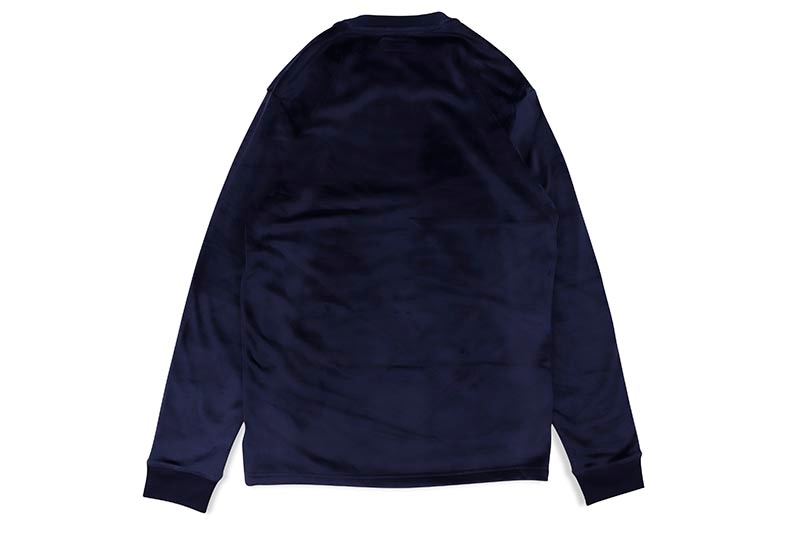 POLO RALPH LAUREN PLUSH VELOUR SLEEP SHIRT (PP32RL-MBQ:AVIATOR NAVY)