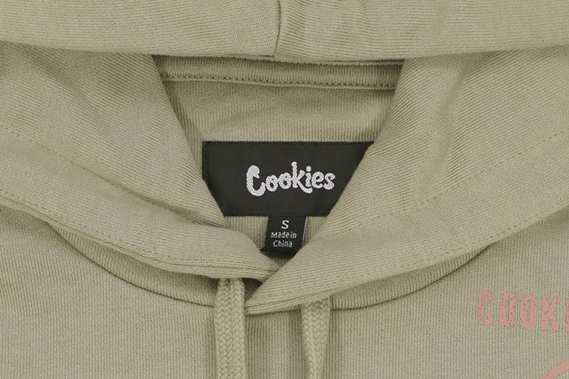COOKIES WORKWEAR FRENCH TERRY PULLOVER HOODIE (OLIVE) CM243HFC12