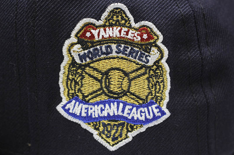 NEW ERA NEW YORK YANKEES 59FIFTY FITTED CAP (1927 WORLD SERIES SIDE PATCH/NAVY) 12583761