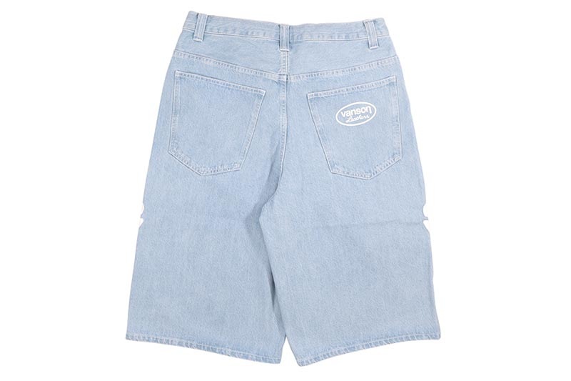 VANSON SKELTON BONES DENIM SHORTS (RZV-2506:INDIGO) | Brand,S-Z