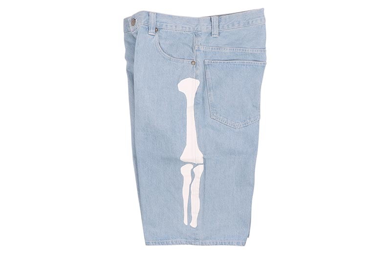 VANSON SKELTON BONES DENIM SHORTS (RZV-2506:INDIGO) | Brand,S-Z