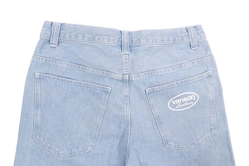 VANSON SKELTON BONES DENIM SHORTS (RZV-2506:INDIGO) | Brand,S-Z
