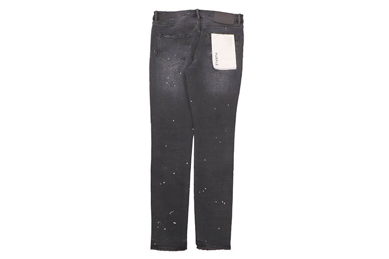 PURPLE BRAND LOW RISE SKINNY JEAN (P001-CRPR524:REFLECTIVE PAINT