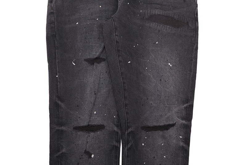PURPLE BRAND LOW RISE SKINNY JEAN (P001-CRPR524:REFLECTIVE PAINT
