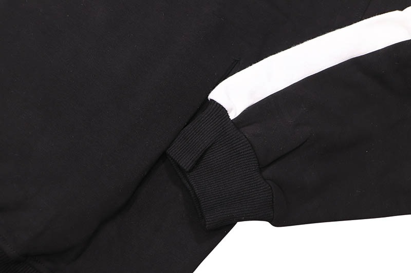 MIXED EMOTION BLACK QUARTER ZIP JACKET