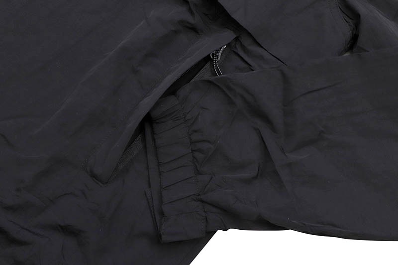 PRO CLUB COMFORT METALLIC NYLON ANORAK (BLACK) 15PC0306
