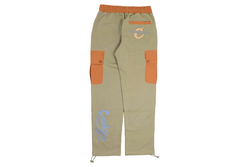 COOKIES WORKWEAR FRENCH TERRY SWEATPANT (OLIVE) CM243BKP07