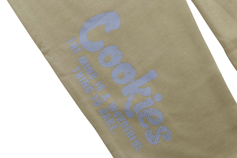COOKIES WORKWEAR FRENCH TERRY SWEATPANT (OLIVE) CM243BKP07