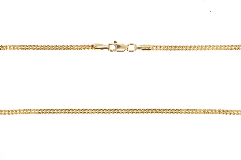 10K FRANCO CHAIN 22INCH