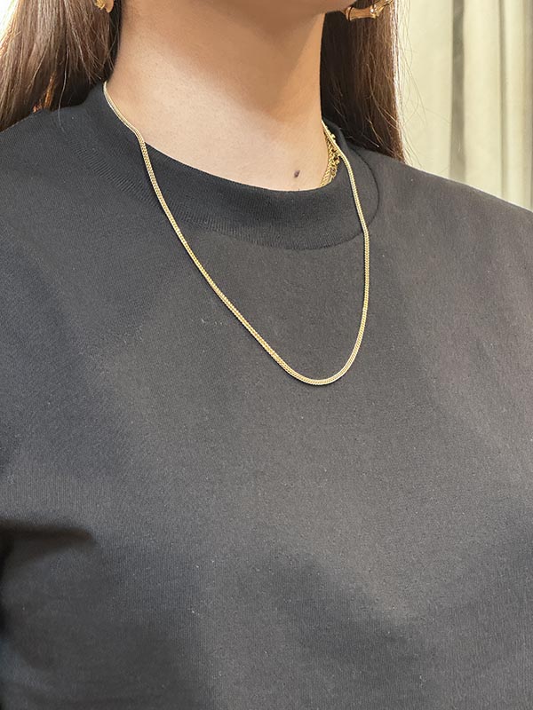 10K FRANCO CHAIN 22INCH
