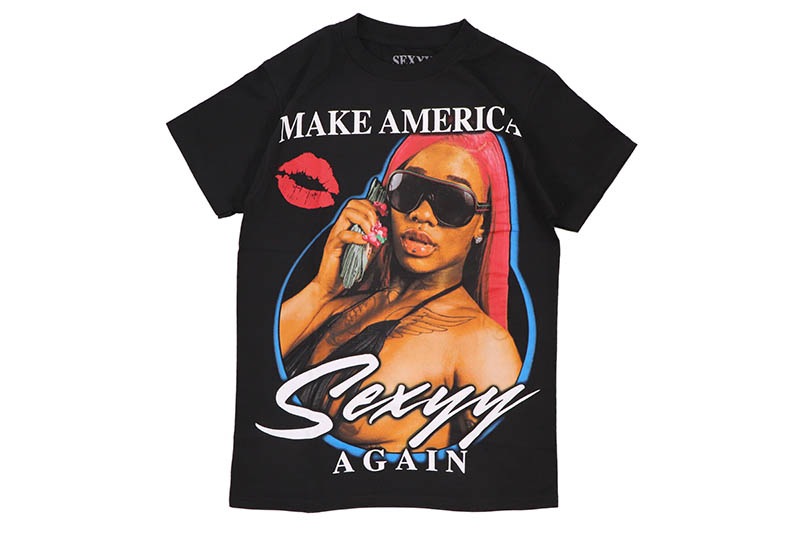 SEXYY RED MAKE AMERICA SEXY AGAIN T-SHIRTS (BLACK)