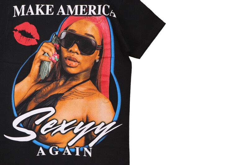 SEXYY RED MAKE AMERICA SEXY AGAIN T-SHIRTS (BLACK)