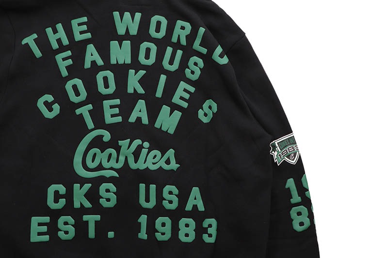 COOKIES TITLE FIGHT FULL ZIP HOODIE (BLACK) CM253HFC11