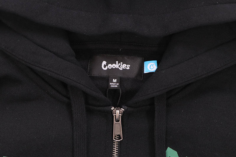 COOKIES TITLE FIGHT FULL ZIP HOODIE (BLACK) CM253HFC11
