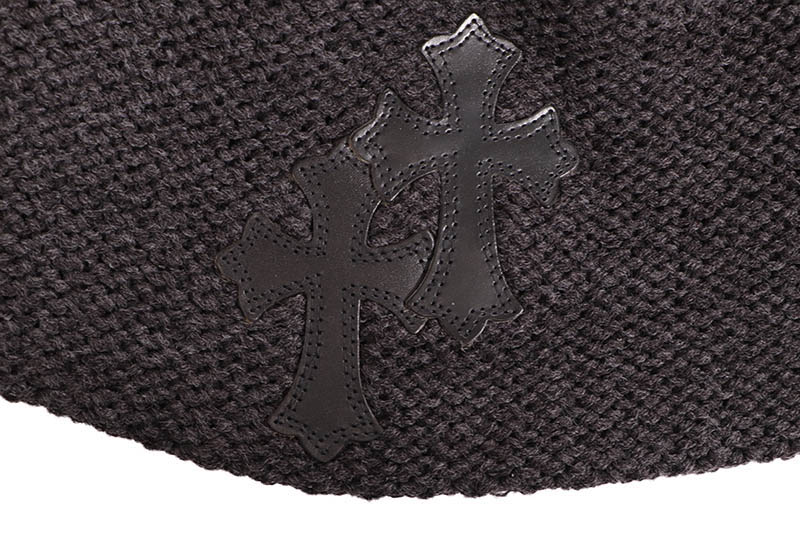 ADVANCE LOW GAUGE CROSS PATCH BEANIE (CHARCOAL) ARS-5006