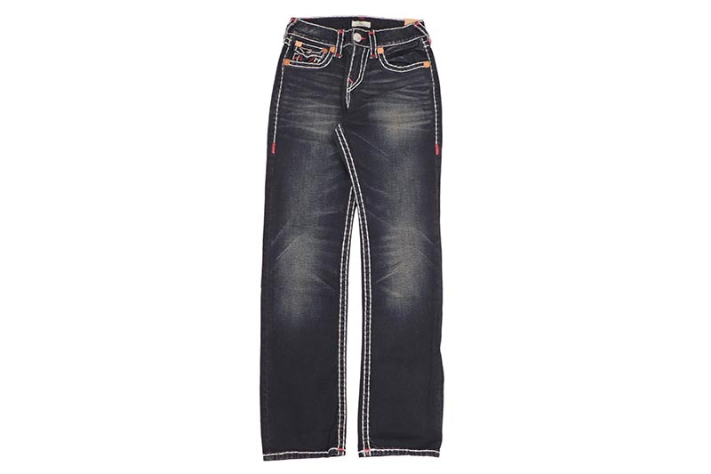 TRUE RELIGION BILLY SUPER T FLAP BOOTCUT JEAN (109658:MIDNIGHT SERENADE DARK WASH)