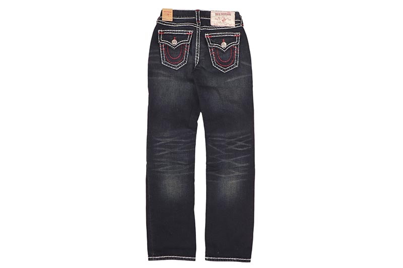 TRUE RELIGION BILLY SUPER T FLAP BOOTCUT JEAN (109658:MIDNIGHT