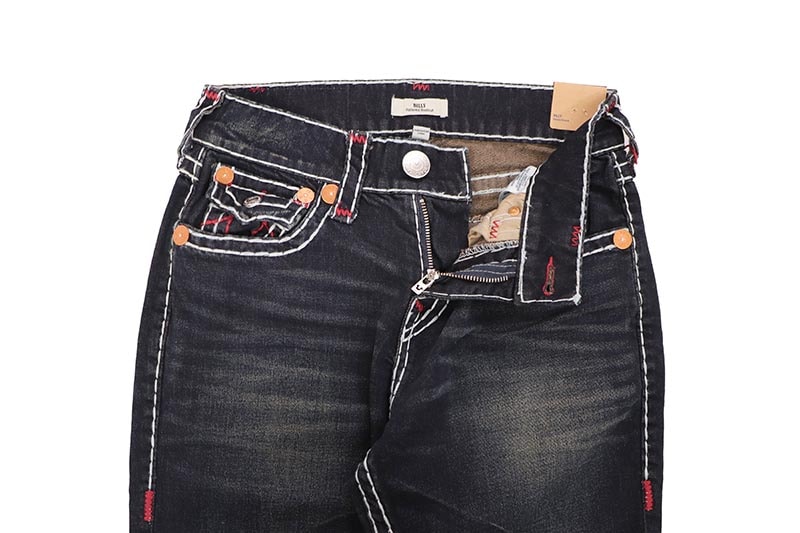 TRUE RELIGION BILLY SUPER T FLAP BOOTCUT JEAN (109658:MIDNIGHT SERENADE DARK WASH)