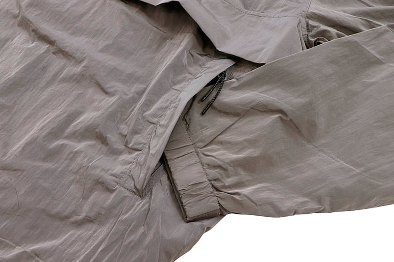 PRO CLUB COMFORT METALLIC NYLON ANORAK (SILVER) 15PC0306