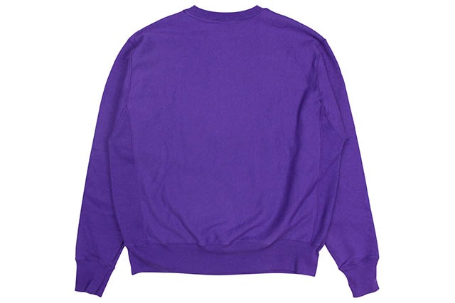 CHAMPION×NYU REVERSE WEAVE EMBLEM CREWNECK SWEATSHIRT(PURPLE)