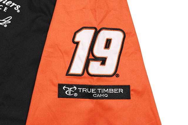 JH Design MARTIN TRUEX JR BASS PRO SHOPS 2019 PIT SHIRT (BLACK/ORANGE)