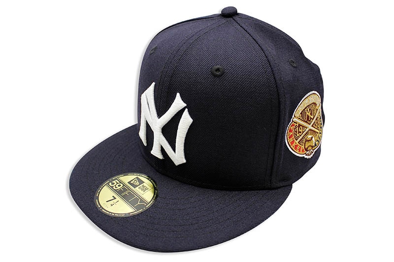 NEW ERA NEW YORK YANKEES 59FIFTY FITTED CAP (1938 WORLD SERIES SIDE PATCH/NAVY)