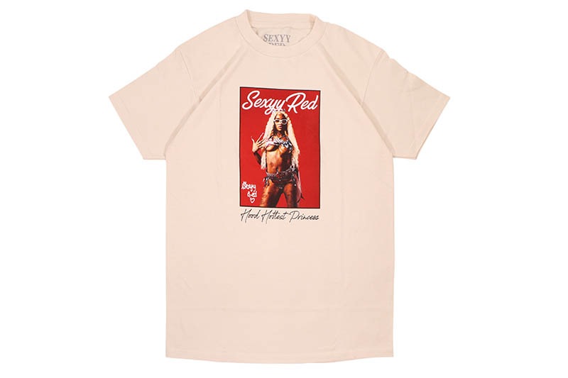 SEXYY RED HOOD HOTTEST PRINCESS POSTER T-SHIRTS (WHITE)