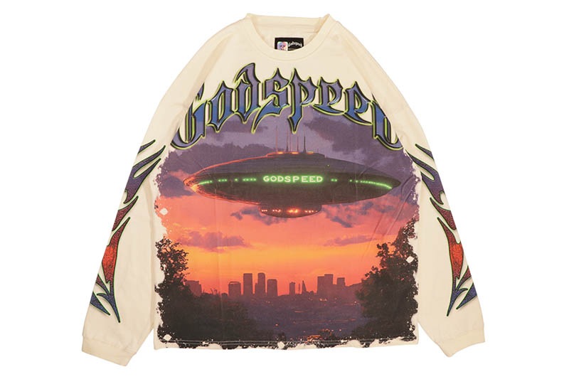 GODSPEED U.A.P LS T-SHIRT (BONE)
